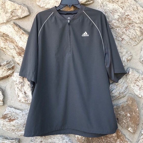 adidas Jackets & Coats Adidas Mens Triple Stripe Short Sleeve